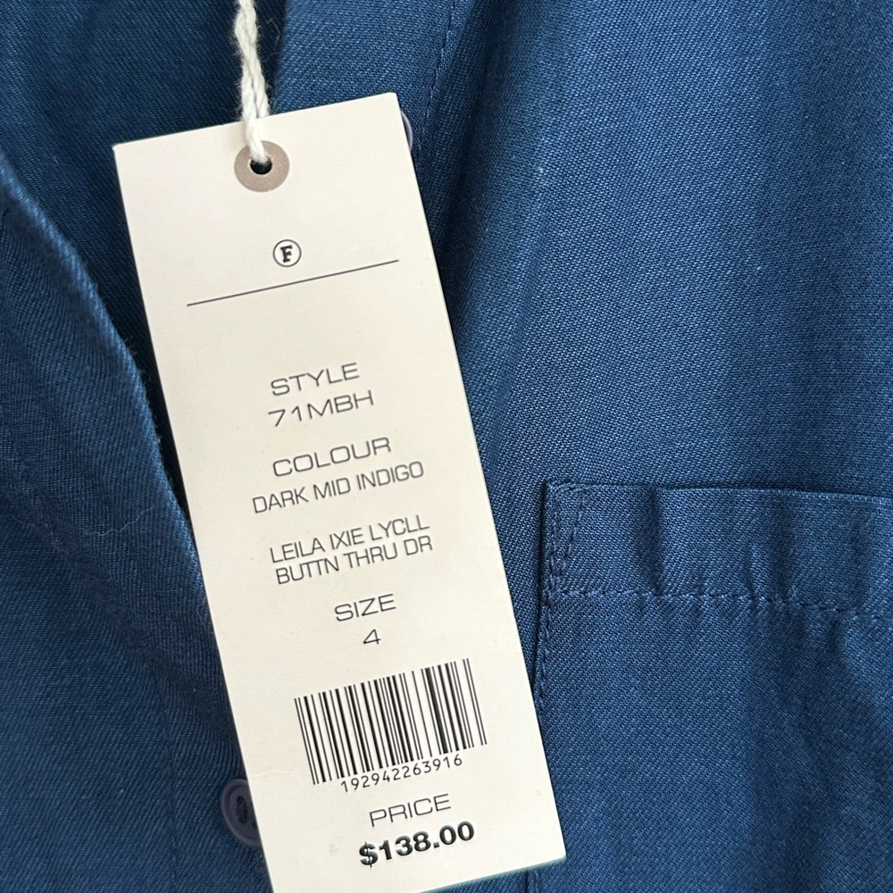 French Connection Navy Midi Dress - Picture 4 of 7